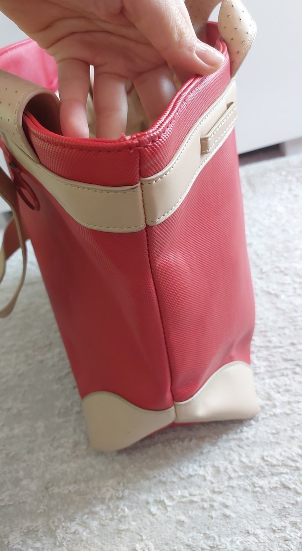 Klasik Kırmızı Deri Kadın Çanta - Görsel 5