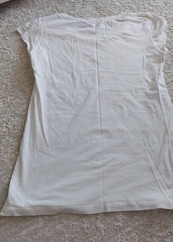 Beyaz Kadın tişört - Görsel 2