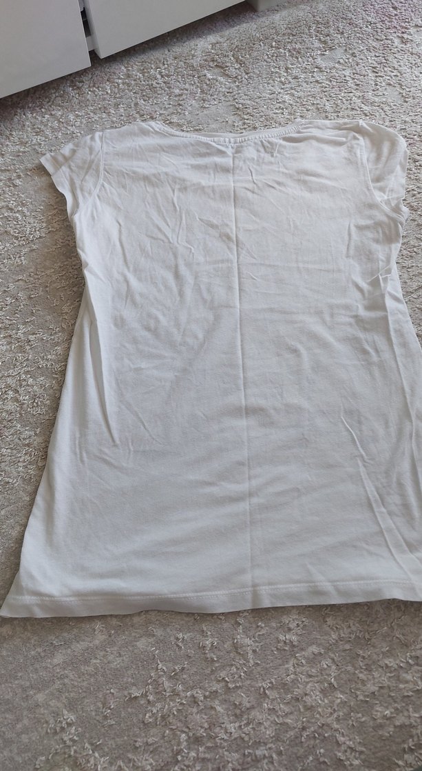 Beyaz Kadın tişört - Görsel 2