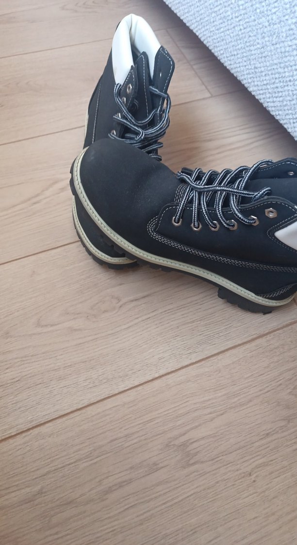 Gri Siyah Erkek Ayakkabı Bağcıkları 41numara - Görsel 3