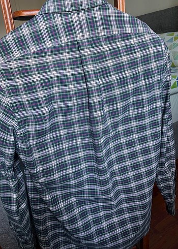 Orjinal Ralph Lauren Erkek Yeşil Pamuklu Uzun Kollu Gömlek - Görsel 5