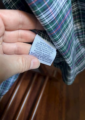 Orjinal Ralph Lauren Erkek Yeşil Pamuklu Uzun Kollu Gömlek - Görsel 7