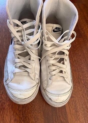 Beyaz Nike Spor Ayakkabı - Görsel 6