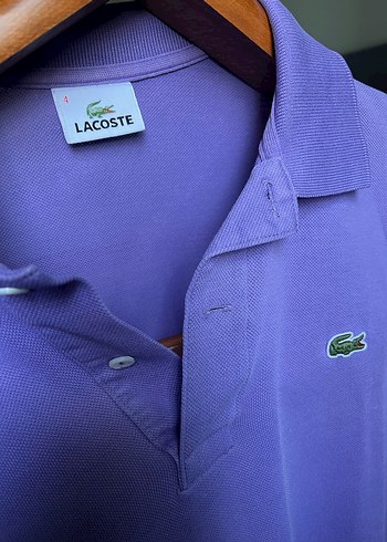 Mor Kısa Kollu Polo Tişört Lacoste - Görsel 2
