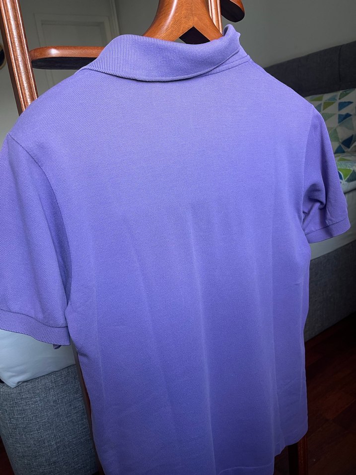 Mor Kısa Kollu Polo Tişört Lacoste - Görsel 3