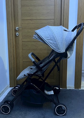 Kabin boy Gri Bebek Arabası Hafif ve Katlanabilir - Görsel 4