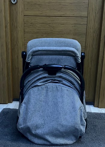 Kabin boy Gri Bebek Arabası Hafif ve Katlanabilir - Görsel 5