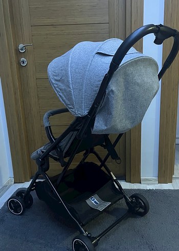 Kabin boy Gri Bebek Arabası Hafif ve Katlanabilir - Görsel 8