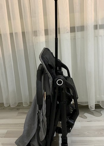 Kabin boy bebek arabası Gri Bebek Arabası Katlanabilir Tasarım - Görsel 7