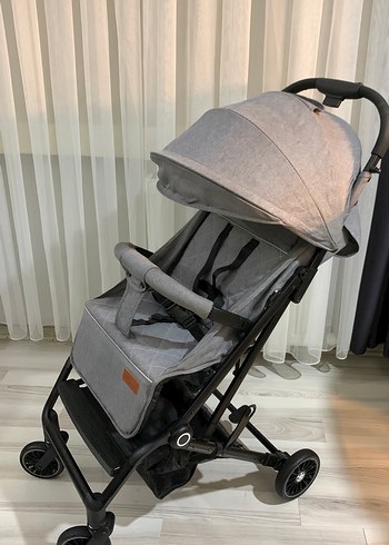 Kabin boy bebek arabası Gri Bebek Arabası Katlanabilir Tasarım - Görsel 3