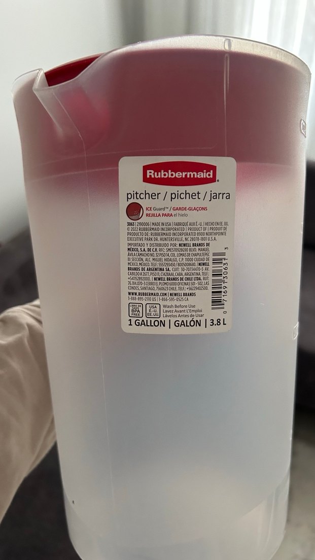 RUBBERMAİD 3.8l sürahi - Görsel 2