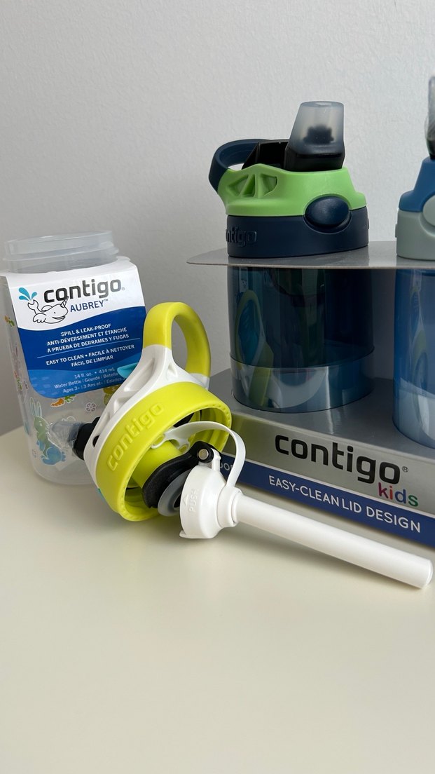 Contigo tavşan desenli pipetli suluk - Görsel 3