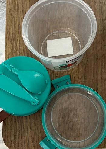 Sistema 530 ml Turkuaz Kahvaltılık Saklama Kabı - Görsel 3