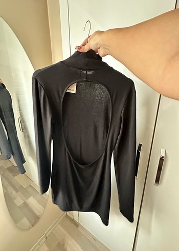 Pull&bear mini elbise sirt dekolteli - Görsel 2