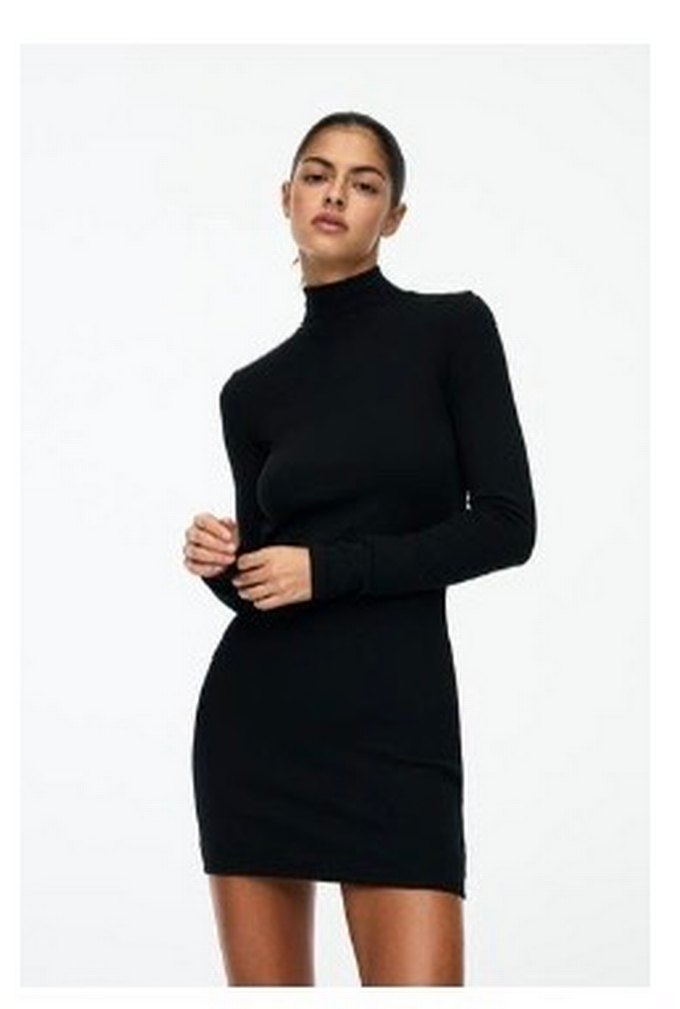 Pull&bear mini elbise sirt dekolteli - Görsel 4