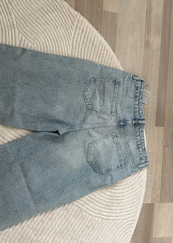 Stradivarius Mavi bol paca Jeans - Görsel 4