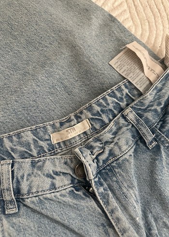Stradivarius Mavi bol paca Jeans - Görsel 5