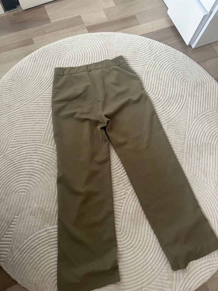 Suud collection Haki Bol Paça Pantolon - Görsel 4