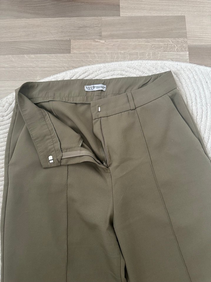 Suud collection Haki Bol Paça Pantolon - Görsel 3