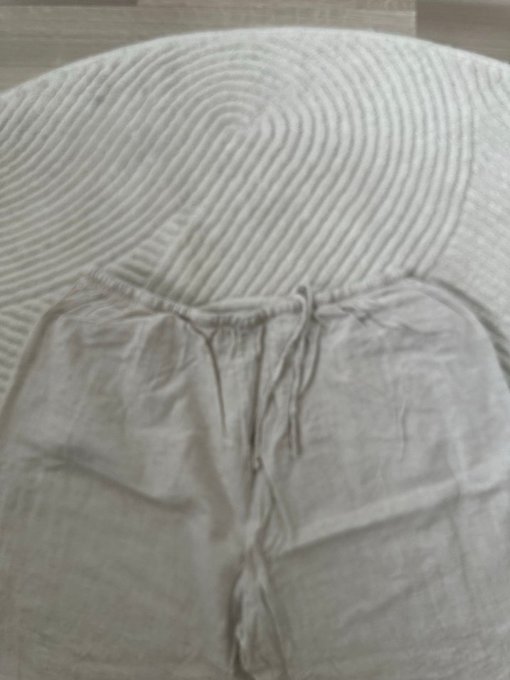 Bershka krem keten pantalon - Görsel 5