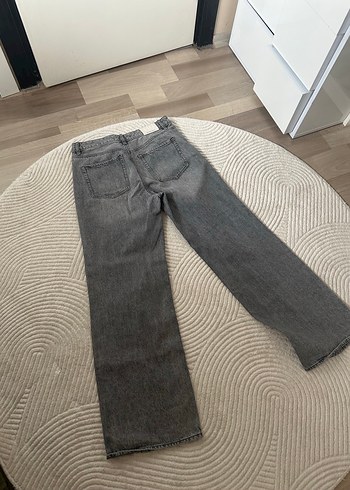 Stradivarius Gri Jeans Pantolon - Görsel 3