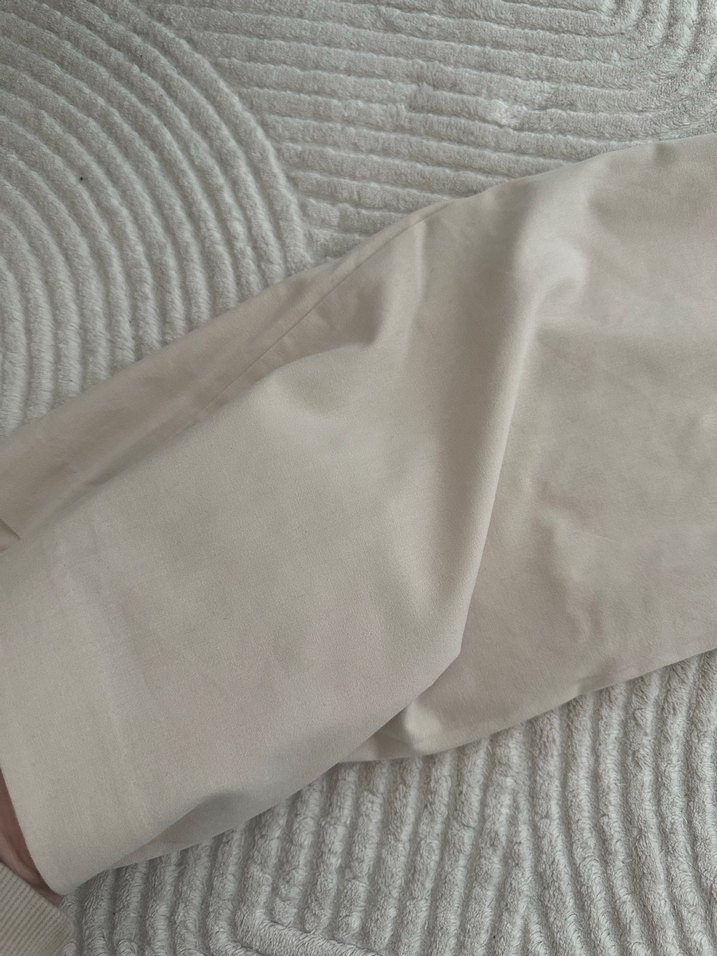 Stradivarius krem pantalon - Görsel 5