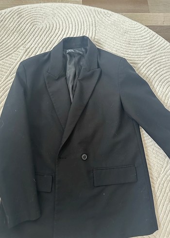 Zara Siyah Blazer Ceket - Görsel 3