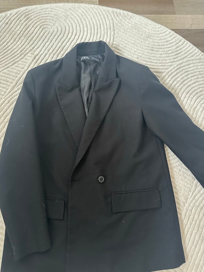 Zara Siyah Blazer Ceket - Görsel 3
