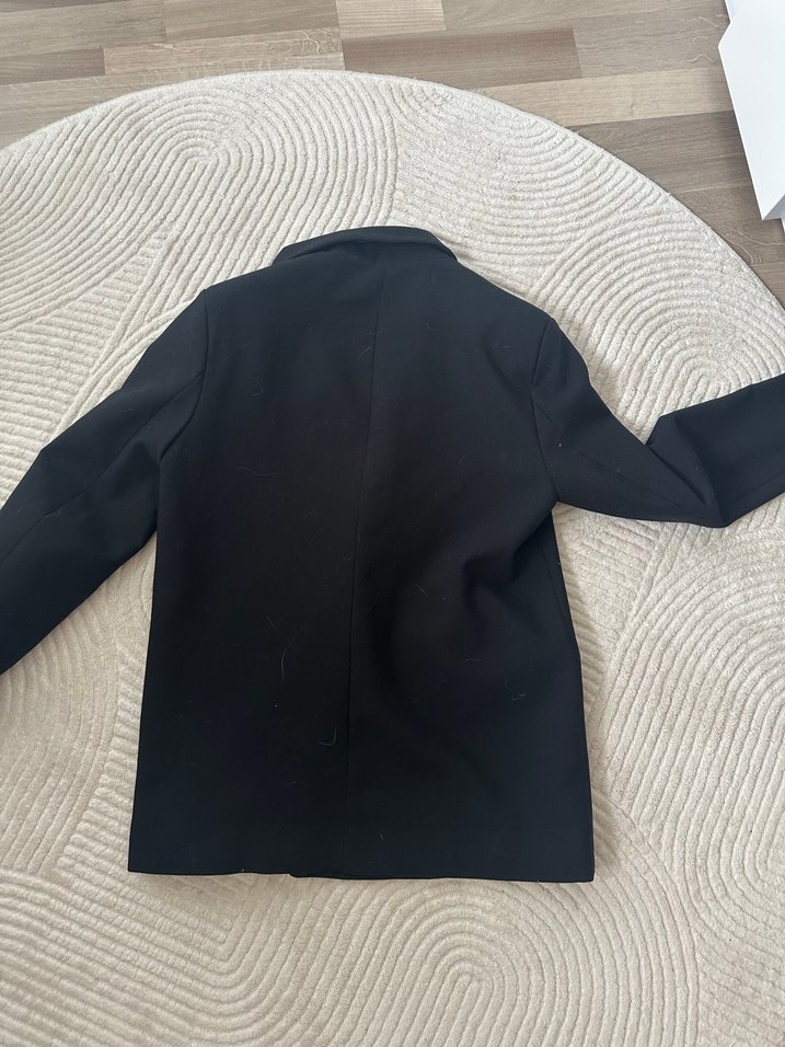 Zara Siyah Blazer Ceket - Görsel 4