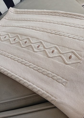 Beyaz Pamuklu Çocuk Battaniyesi - Görsel 3