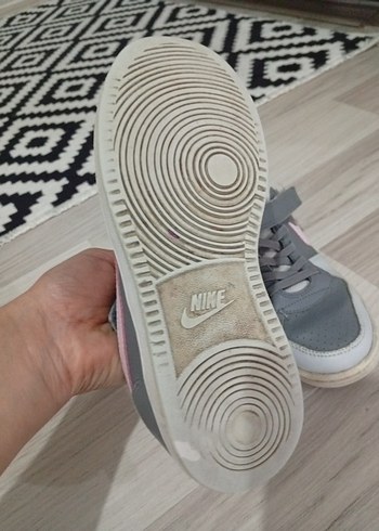 Kız Çocuk Gri Spor Ayakkabı Velcro - Görsel 2