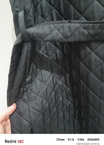 Siyah Kadın Kapitone Yelek Özel dikim - Görsel 5