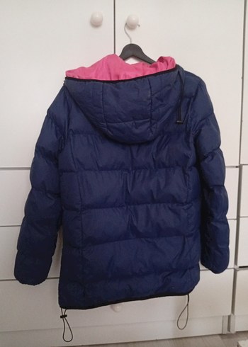 HUMMEL Kız çocuk Pembe Astarlı Kışlık Fermuarlı Mont - Görsel 4