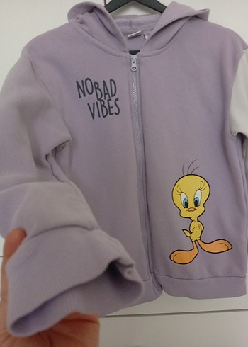 LCW Sarı Tweety Peluş hırka - Görsel 5