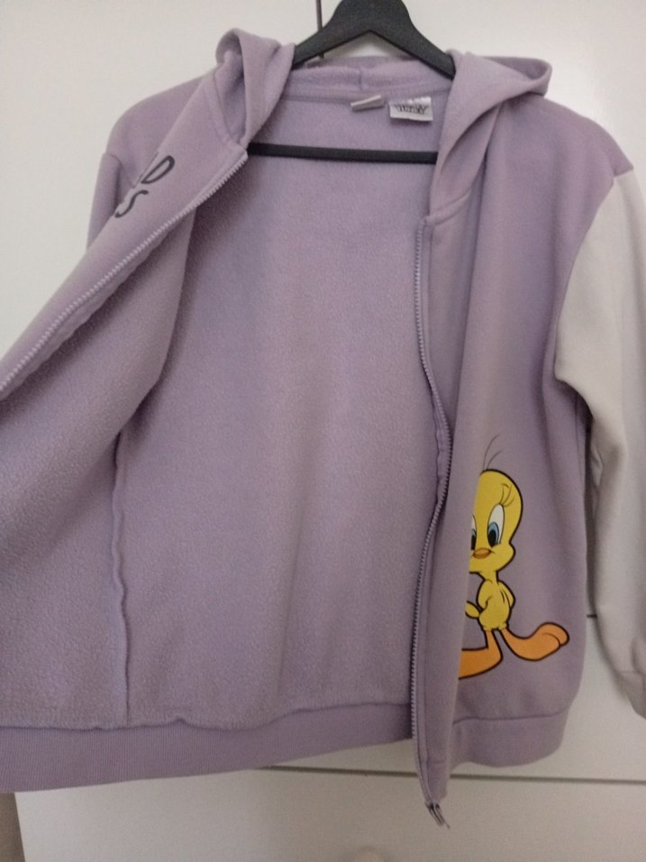 LCW Sarı Tweety Peluş hırka - Görsel 2