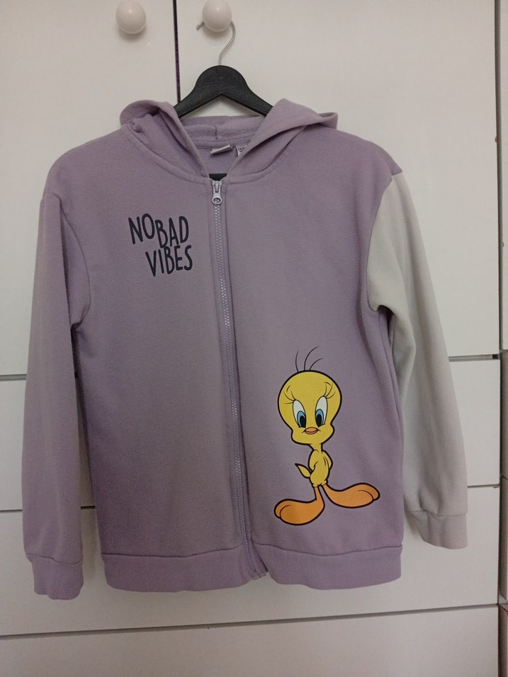 LCW Sarı Tweety Peluş hırka - Görsel 3