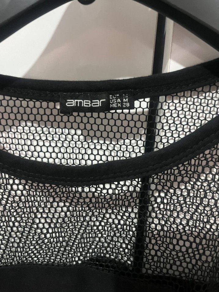 Dantel Detaylı Siyah Mini Kadın Bluz - Görsel 2