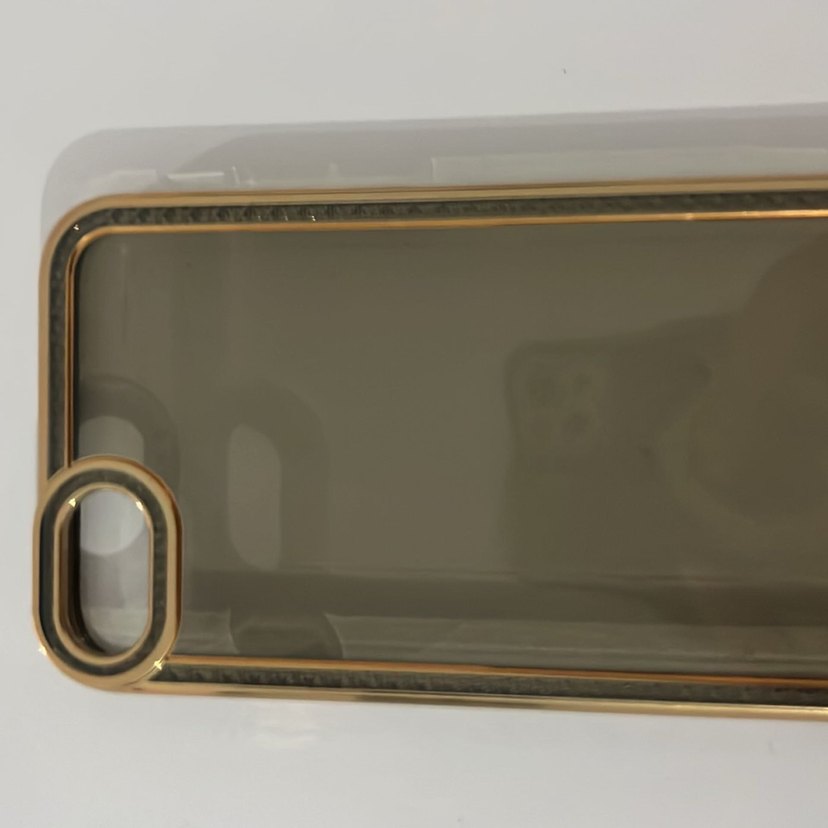 Bej Parlak Modern Klasik Telefon Kılıfı - Görsel 4