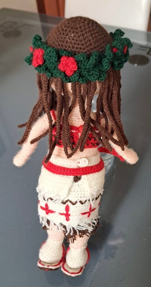 Renkli Örgü Bebek el örgüsü orijinal ürün - Görsel 2