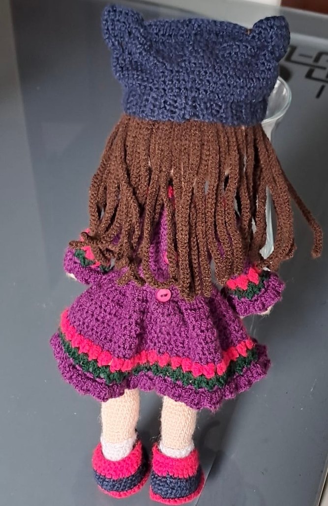 Mor El Örgüsü Bebek amigurumi el örgüsü - Görsel 2