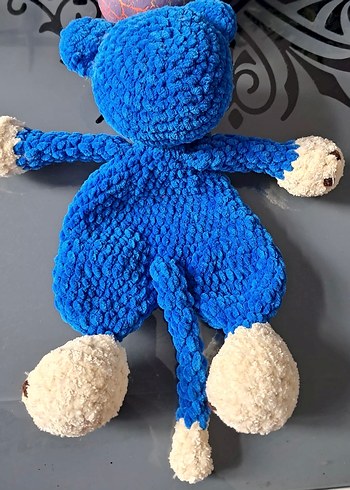 Mavi Renkli Yumuşak Peluş Ayıcık - Görsel 2