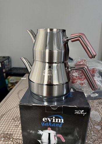 EVİM ŞAHANE ORTA BOY 304 KALİTE ÇAYDANLIK