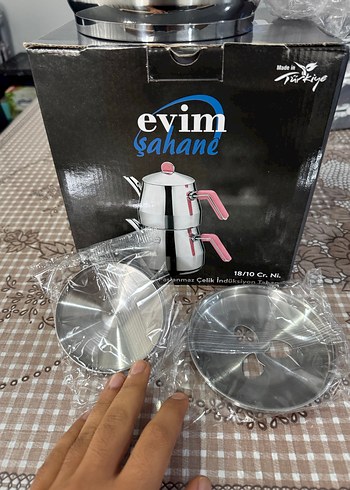 Beden EVİM ŞAHANE ORTA BOY 304 KALİTE ÇAYDANLIK
