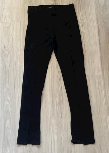 Siyah Kemerli Dar Kesim Kadın Pantolon - Görsel 2