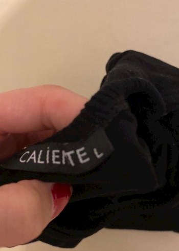 Siyah Straplez Kısa Denim Büstiyer - Görsel 3