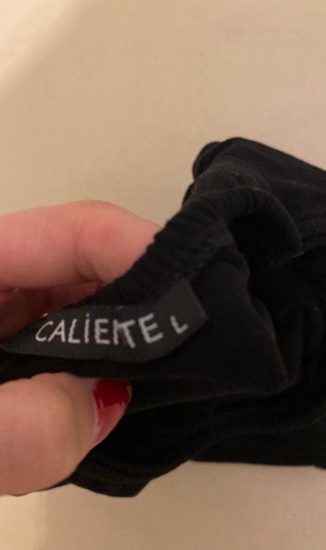 Siyah Straplez Kısa Denim Büstiyer - Görsel 3