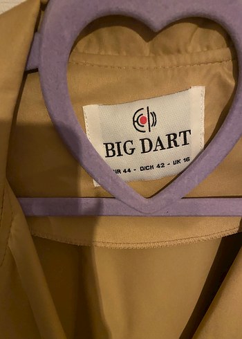 Bej Uzun Kadın Trençkot Düğmeli - Görsel 2