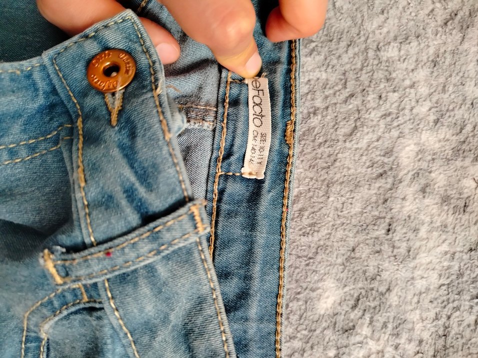 Defacto kız çocuk likralı kot pantolon 7-8 yaş - Görsel 4