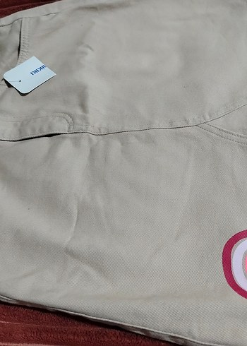 Sıfır etiketli LC Waikiki krem rengi kot etek 11-12 yaş - Görsel 5