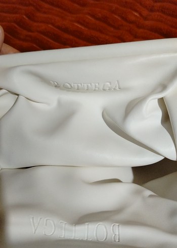 Beyaz Zincir Detaylı Deri Kadın Çanta - Görsel 4